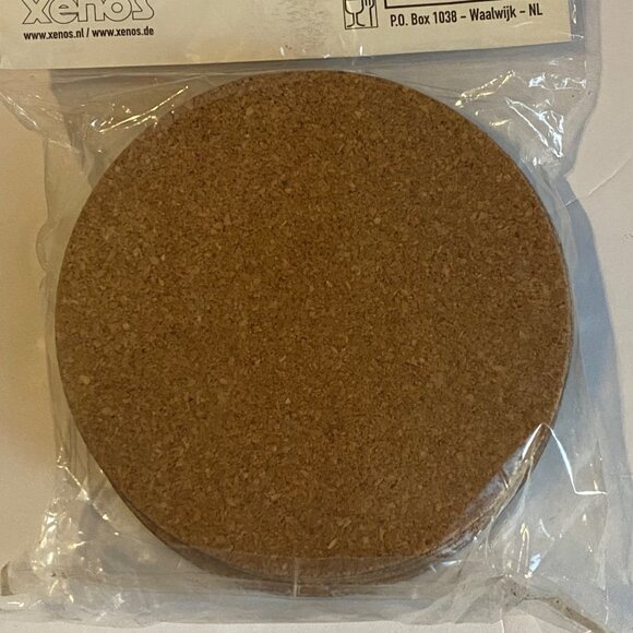 Xenos Home Collection 6-Piece Cork & Ceramic Coasters Dutch Windmill Design NEW - Picture 7 of 7